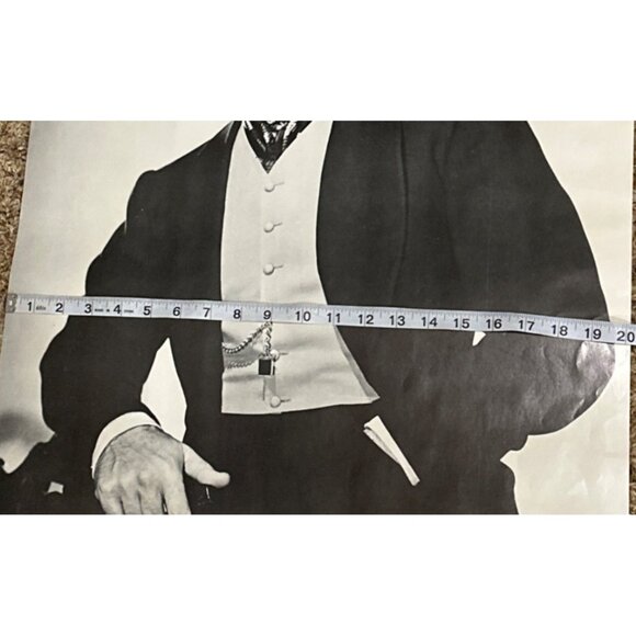 Clark Gable "Gone With The Wind" Movie Character B&W Wall Poster Size 20"x 28" - Picture 9 of 10